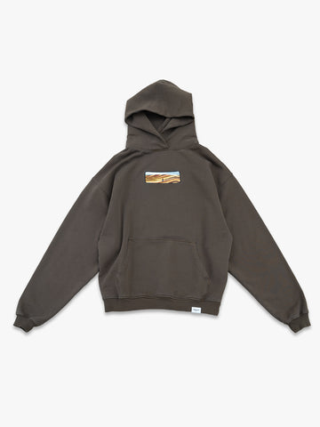 Serene Moments | Hoodie Washed Brown - maezen