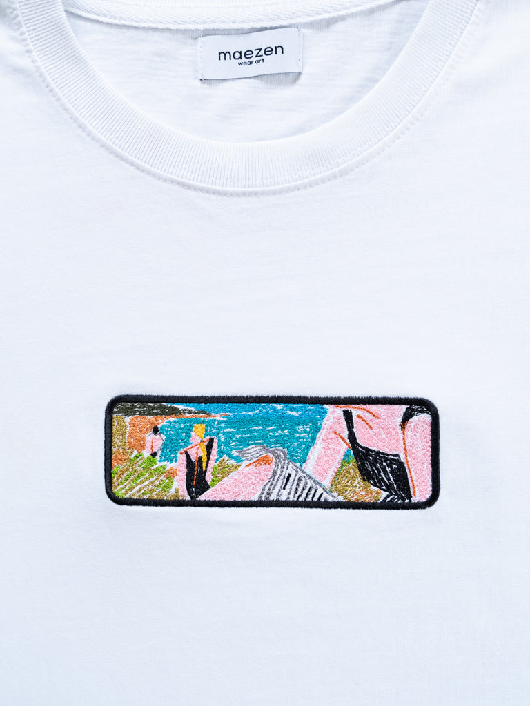Swimming Break | T-Shirt White - maezen