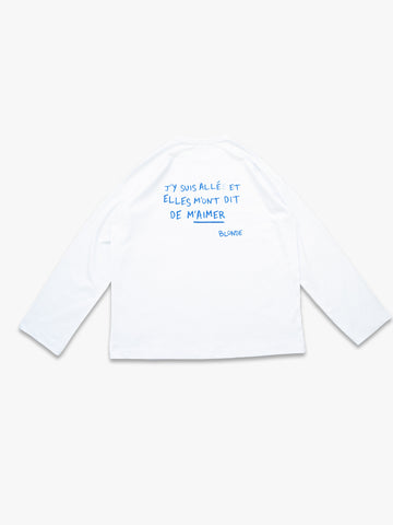 M'ont dit | Longsleeve White - maezen