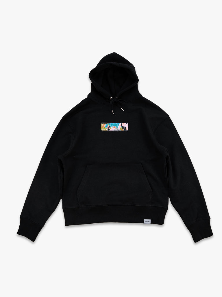 Swimming Break | Hoodie BLACK EDITION - maezen