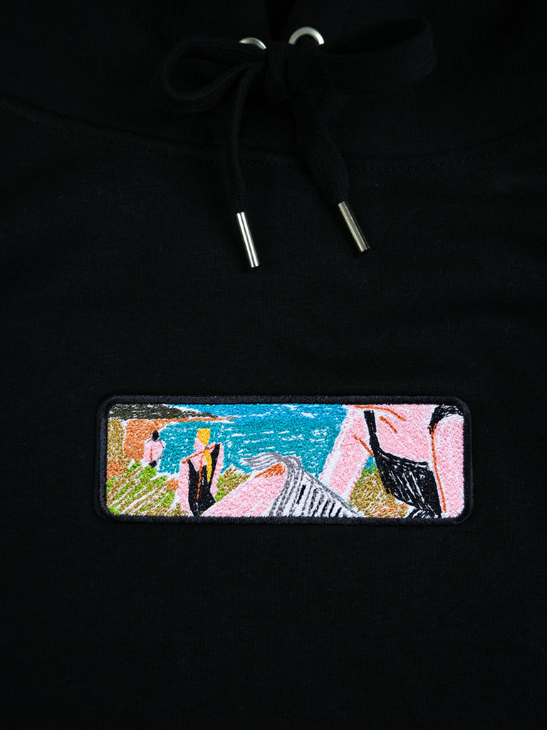 Swimming Break | Hoodie BLACK EDITION - maezen