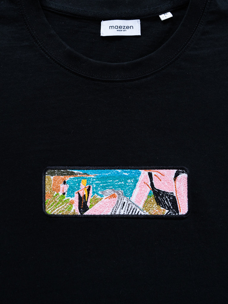 Swimming Break | T-Shirt BLACK EDITION - maezen